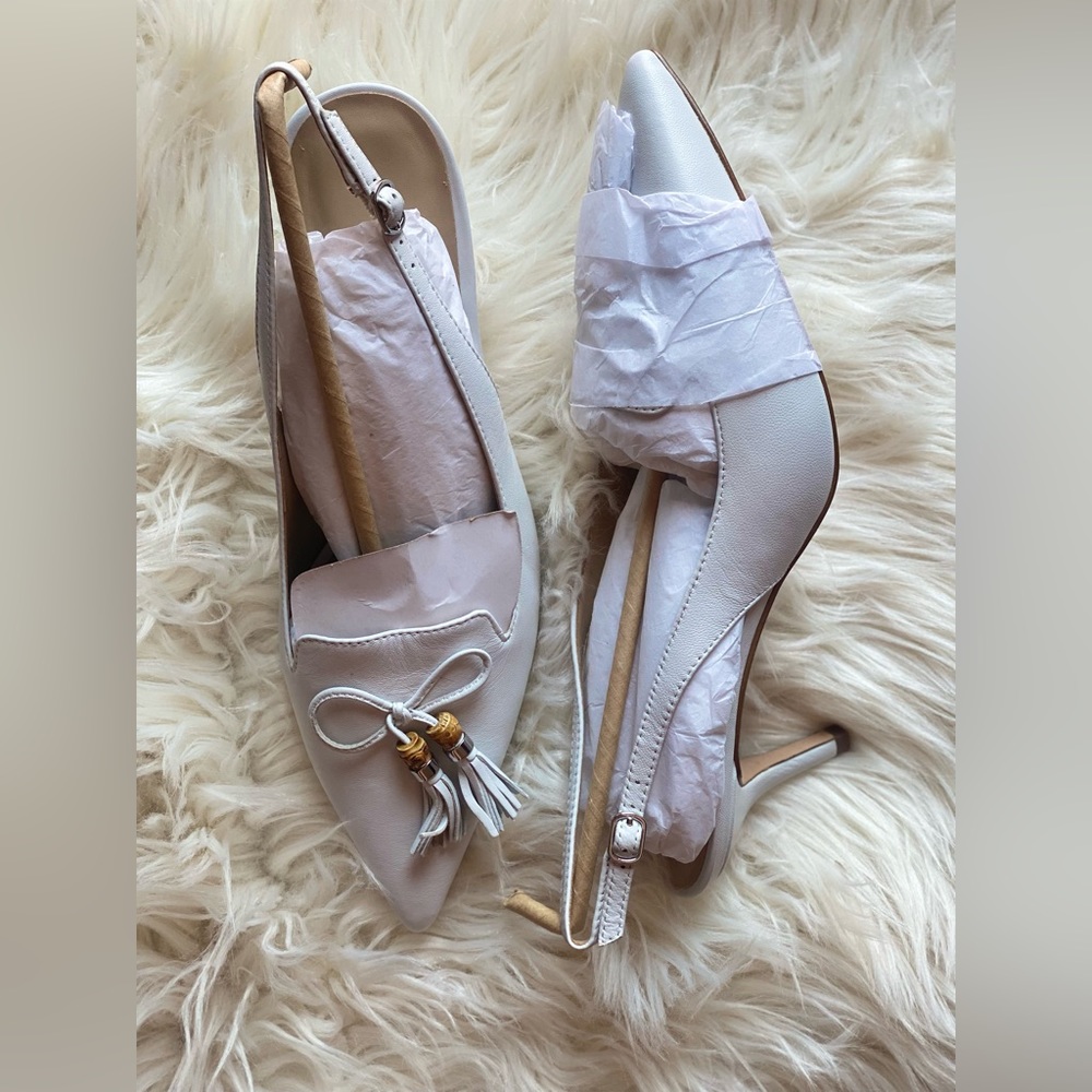 Ann Taylor - Monroe Leather Slingback pumps